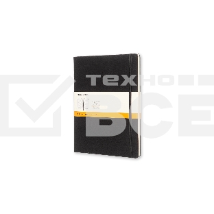Блокнот Moleskine Classic, 192стр, в линейку, твердая обложка, черный qp090