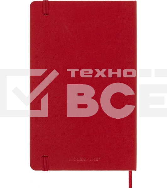 Еженедельник Moleskine ACADEMIC WKNT Large 130х210мм датир.18мес 208стр. красный