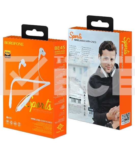 Портативные наушники BOROFONE (6931474737595) BE45 белый