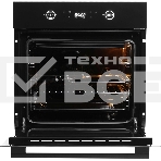 Духовой шкаф Электрический Hyundai HEO 6752 BG черное стекло, фото15