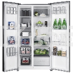 Холодильник ARDO RMA791581EX2 серый двухкамерный 365/217л морозилка слева, No Frost, Side by Side, фото3