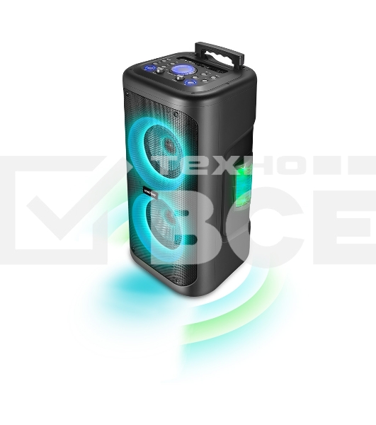 Акустическая система 2.1 Smartbuy MY DISCO, 50Вт, Bluetooth, MP3, FM, RGb подсветка Диско, микрофон