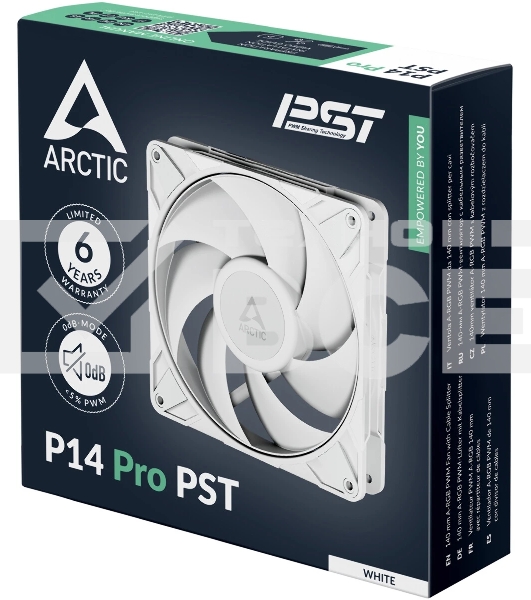 Вентилятор корпусной ARCTIC P14 Pro PST (белый) - retail (ACFAN00317A)