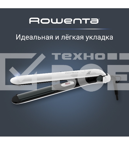 Выпрямитель для волос Rowenta Easyliss 2 SF1628F0, белый