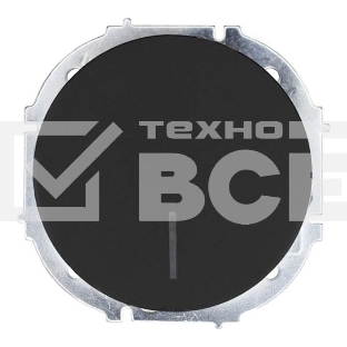 Выключатель 1-кл. СП OSEN 10А IP20 с подсветкой механизм черный бархат LEZARD 743-4288-111