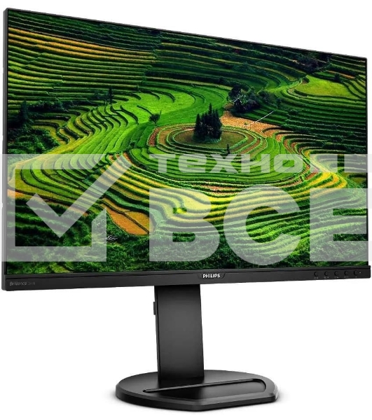 Монитор 23.8' Philips 241B8QJEB (00/01) IPS 1920x1080, 75 Гц, 5 мс, 16:9, 250 кд/м2, 1xHDMI, 1xDP, 1xDVI, 1xVGA, 4xUSB, 1x3.5 мм, черный