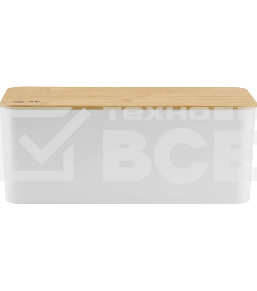 Органайзер Cactus CS-BOX-WH белый/бамбук