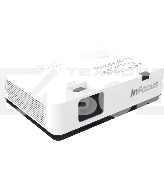 Проектор INFOCUS IN1014 3LCD, 3400 lm, XGA (1024x768), 2000:1, 1.481.78:1, 3.5мм in, Composite video, VGA IN, HDMI IN, USB b, лампа 20000ч.(ECO mode), RS232, 1x10W, 31дБ, 3,1 кг