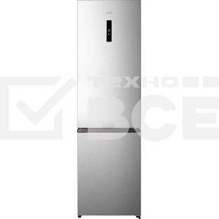 Холодильник Gorenje NRK620FAXL4 серый двухкамерный 238/86л морозилка снизу, No Frost