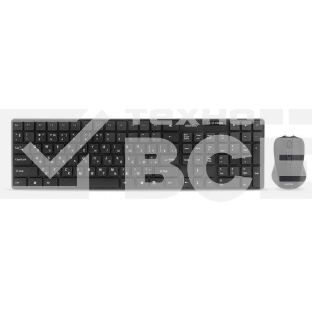 Комплект клавиатура+мышь Smartbuy SBC-229352GA-K беспроводной, USB, 1600 DPI, чёрный