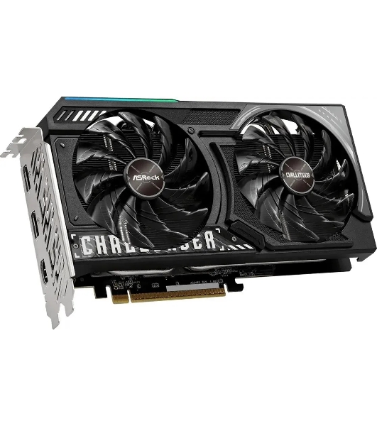 Видеокарта ASRock Radeon RX 9060 XT Challenger 16GB OC RX 9060XT, HDMI, DP*2, 16G, D6