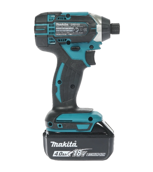 Гайковерт аккумуляторный Makita DTD152RMEуд 18В 2х4А·ч LI-ION 0-3500об/м 1/4'' 1.3кг 165Нм