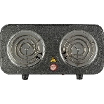 Плита настольная электрическая Homestar HS-1105 серый, 2 кВт, ТЭН, конфорки - 2, эмаль, поворотные переключатели, фото 1