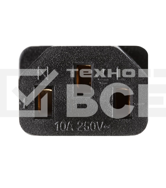 Кабель компьютер-розетка 220V EURO VDE 3G*1.0mm2 медь TELECOM TE021-CU 1,8м