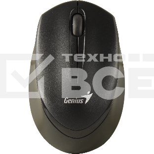Мышь беспроводная Genius NX-7009 черный, 1200 dpi, радиоканал, USB, кнопки - 3