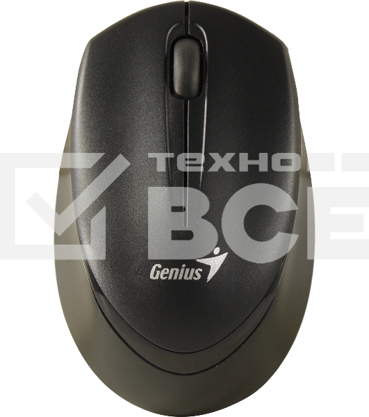 Мышь беспроводная Genius NX-7009 черный, 1200 dpi, радиоканал, USB, кнопки - 3
