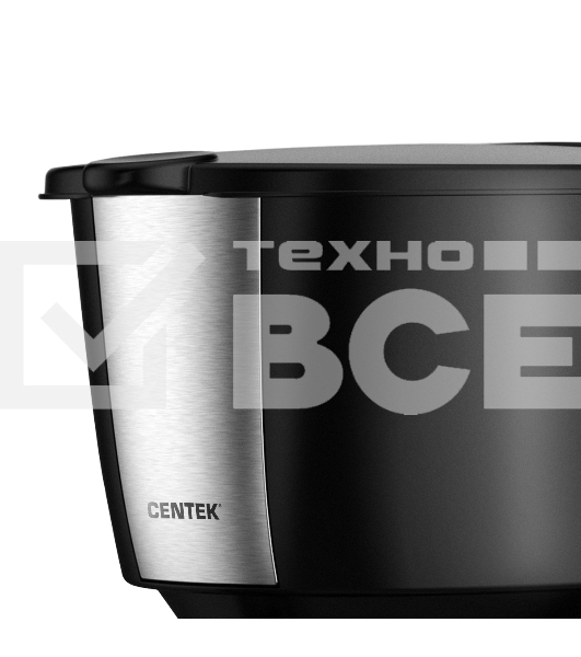 Кофеварка капельная Centek CT-1148 Steel/Black, исп. кофе - молотый, 0.6 л, 600 Вт.