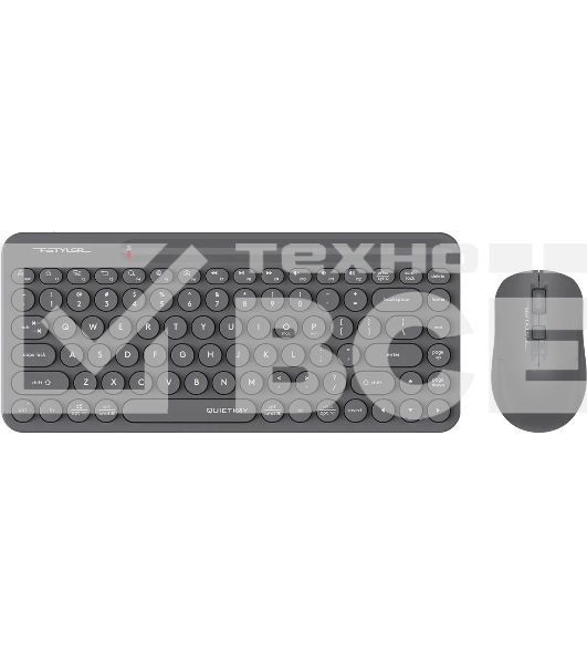 Клавиатура + мышь A4Tech Fstyler FG3200 Air2 клав:серый мышь:серый USB беспроводная slim Multimedia