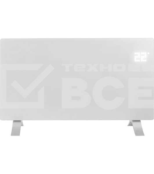 Конвектор Denzel OptiPrime-2000 белый, 2000 Вт, 25 м2, термостат, дисплей, WiFi