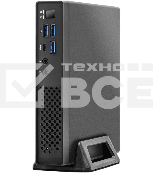 Неттоп IRU Office 310H6ATF slim i5 12400 (2.5) 16Gb SSD512Gb UHDG 730 Free DOS GbitEth WiFi BT 120W черный (2053254)