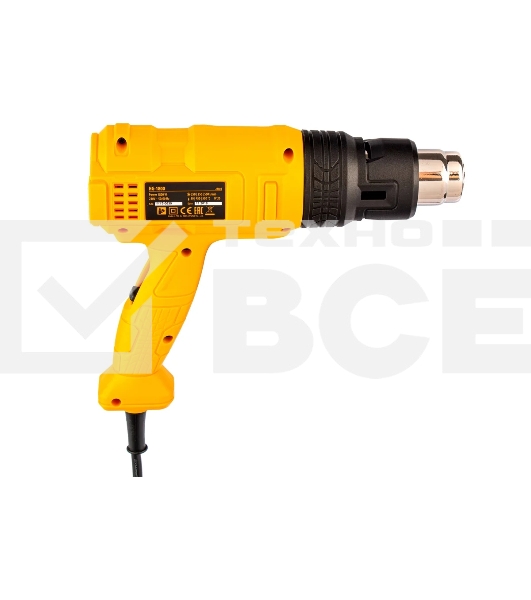 Фен технический Denzel HG-1800 1800 Вт 3 режима 28001