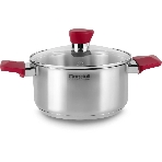 Кастрюля Rondell Strike RDS-813, 2л, 18см, с крышкой, сталь, фото 1