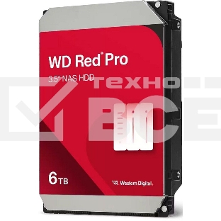 Жесткий диск WD Red Pro 7200 SATA3 6Tb 256Mb 