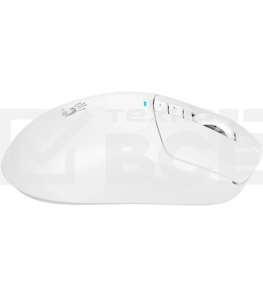 Мышь беспроводная/проводная A4Tech Bloody R72 Ultra белый, 20000 dpi, радиоканал, USB-C, кнопки - 7