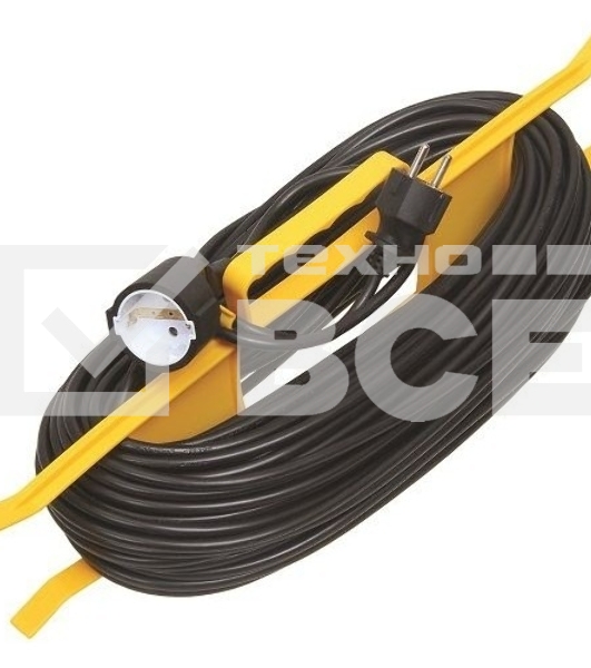 Удлинитель-шнур на рамке ИЭК 1х20 м 6А IP44 УР20 2х0.75 WKF20-06-01-20