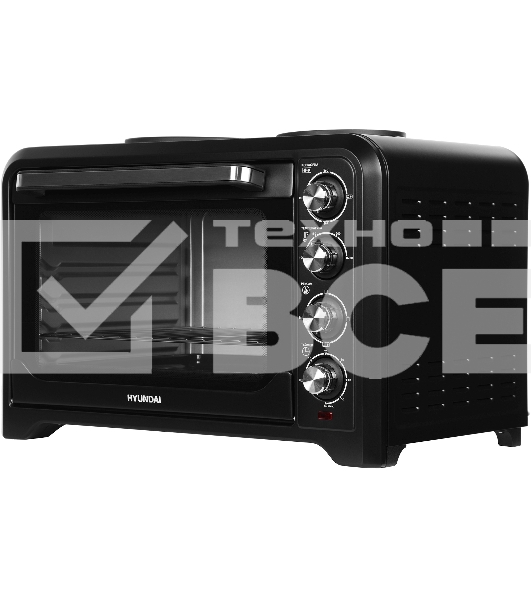 Мини-печь Hyundai MIO-HY098 42л. 1600Вт черный