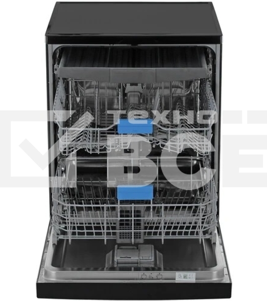 Посудомоечная машина Beko BDFN25521B, черная, 59.8 см, 15 компл., 44 дБ, класс A