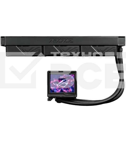Жидкостная система охлаждения ASUS ROG RYUJIN III 360 ARGB EXTREME 90RC0131-M0EAY0 черный 120мм алюминий+медь 2800rpm 36db 4-pin 305W