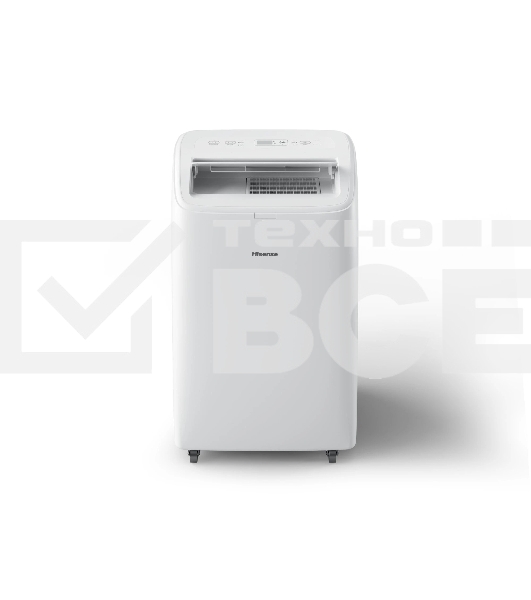 Кондиционер мобильный Hisense AP-12CW4GQCS00 12000 BTU, 25 м², 50 дБ, охлаждение, осушение, белый