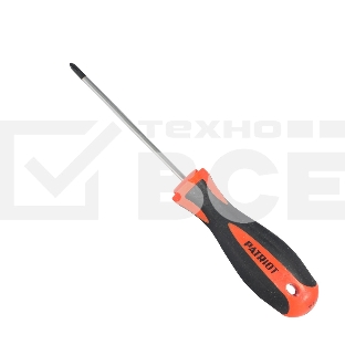 Отвертка Patriot PH0x75, CR-V,магнитная, 2-х компонентная рукоятка