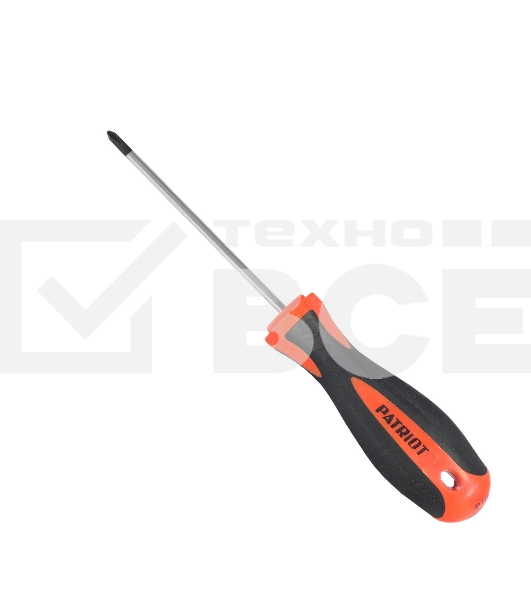 Отвертка Patriot PH0x75, CR-V,магнитная, 2-х компонентная рукоятка