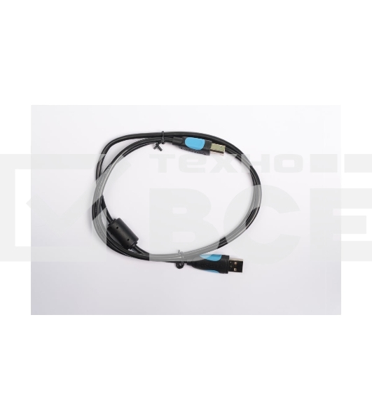 Кабель Vention USB 2.0 AM/BM - 3м. черный VAS-A16-B300