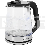 Чайник электрический Starwind SKG2112 2л. 1800Вт черный/прозрачный корпус: стекло, фото4