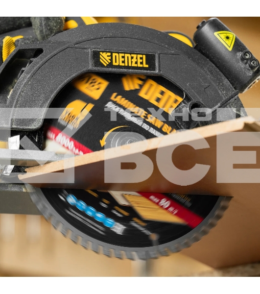 Пильный диск по ламинату Denzel ф185 х 30 мм, 60 зубьев 733847