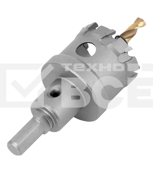 Коронка по металлу Denzel 724012 твердосплавная, 38 мм