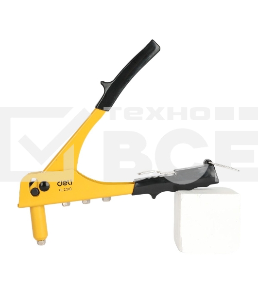 Ручной заклепочник Deli DL2310 250мм, сталь 20Cr, диаметр 2,4/3,2/4,0/4,8 мм