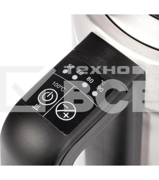 Чайник электрический POLARIS PWK 1710CGLD, 2200Вт, нержавеющая сталь