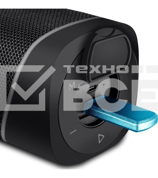 Колонка портативная Sven АС PS-155 черный 10W 1.0 BT/3.5Jack 1800mAh (SV-022334)