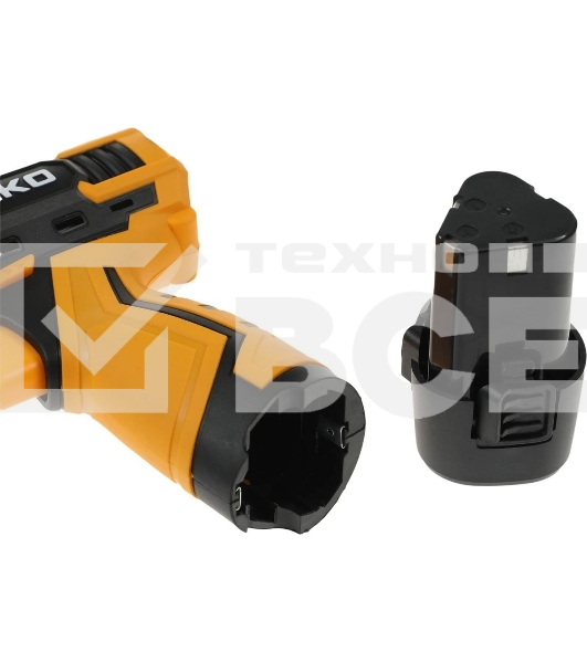 Дрель-шуруповерт аккумуляторная Deko DKCD12FU-Li SET3, 12В, 2АКБ, Кейс