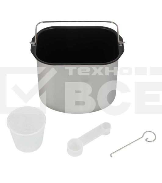 Хлебопечка Hyundai HYBM-P0212 600 Вт, черный/серебристый