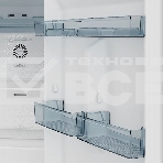 Холодильник Hitachi HRTN6443SUCS черный двухкамерный 315/94л морозилка сверху, фото7