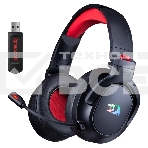 Гарнитура Redragon Nomen чёрный-красный, беспроводная + проводная, радиоканал, до 56 ч, подсветка, фото3