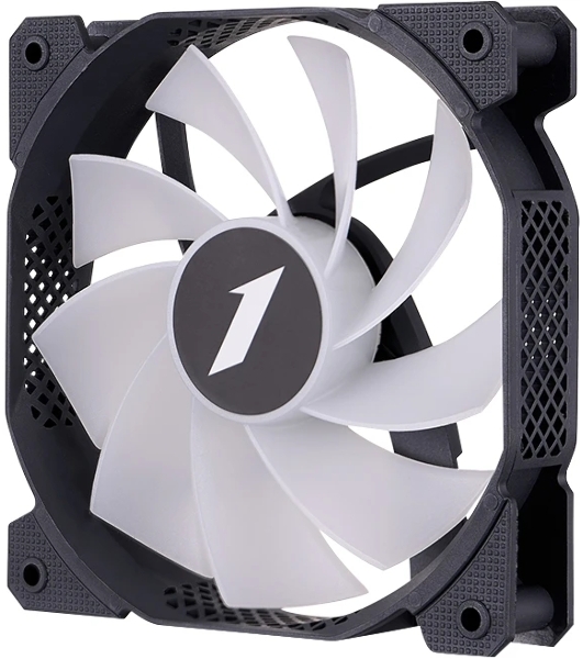 Вентилятор для корпуса 1STPLAYER F7R Black F7R-BK 120mm, 600-1800rpm, 56.34CFM, 36.99dBa, BULK