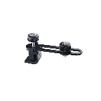Держатель микрофона на обод барабана K&M 24035-300-55 регулируемый по вылету крепление микрофона, перемещение по направляющей до 70 мм, фото 1