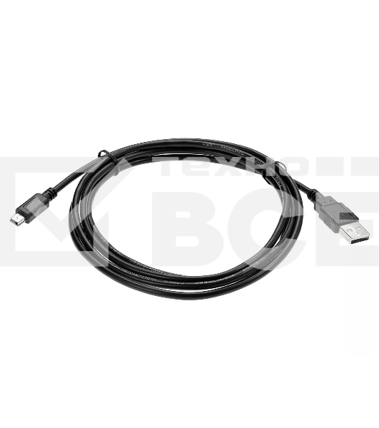 Кабель USB 2.0 A-->mini-B 5P (1.8 м) черный, Telecom<TC6911BK-1.8M>