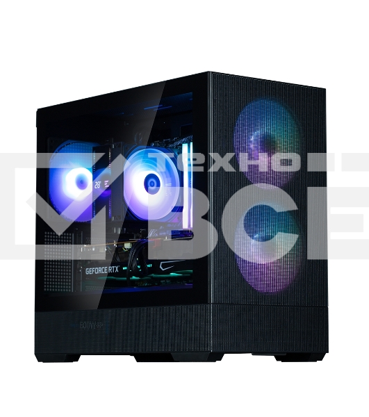 Компьютерный корпус ZALMAN P30 AIR, MATX, BLACK, WINDOW, 2xCombo (3.5'' or 2.5''), 3x2.5